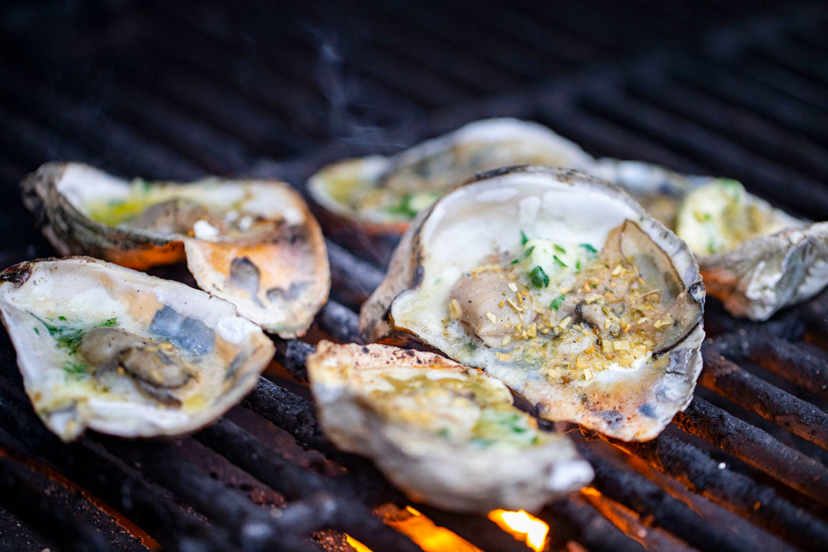 Grilled Oysters with Hot Butter LouisianaGrills