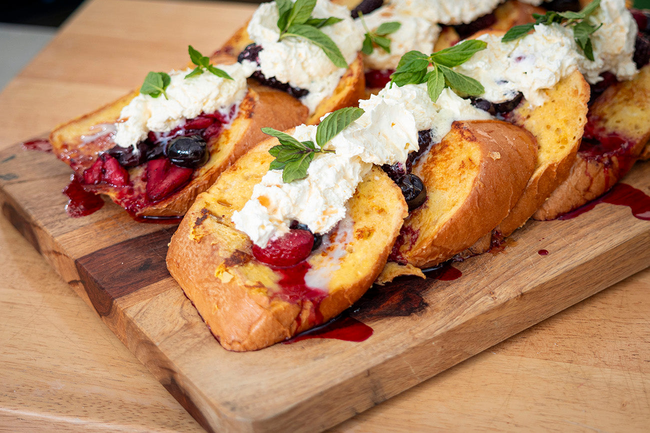 Mixed Berry French Toast Louisiana Grills® Griddled Recipe