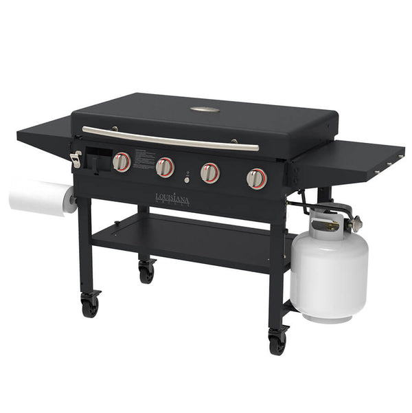 Louisiana Grills 4-Burner Gas Griddle with Ceramic Top front studio shot