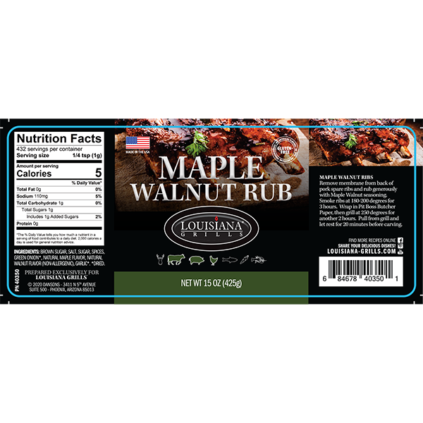 Maple Walnut Rub