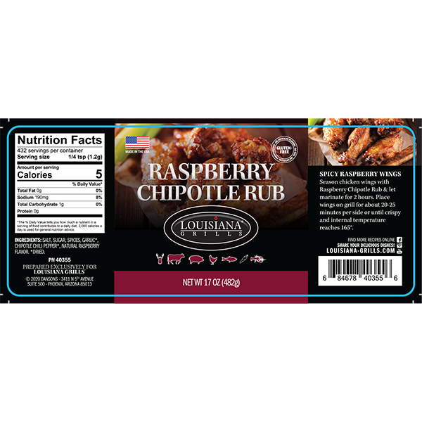Raspberry Chipotle Rub