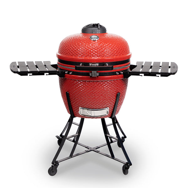 Louisiana Grills 24" Ceramic Kamado Charcoal Grill - Red