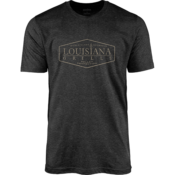 Louisiana Grills Men's Charcoal Heather Picture Logo T-Shirt