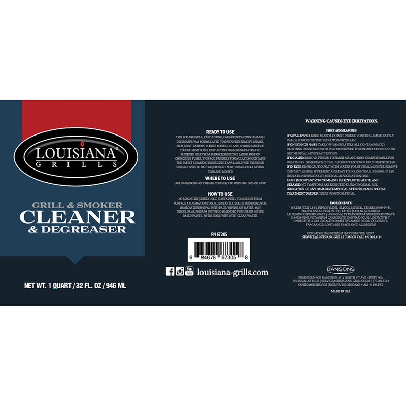 Grill and Smoker Cleaner/Degreaser
